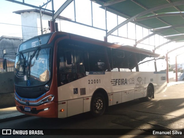 Auto Ônibus São João 22001 na cidade de Feira de Santana, Bahia, Brasil, por Emanuel Silva. Número da foto: #12343407.