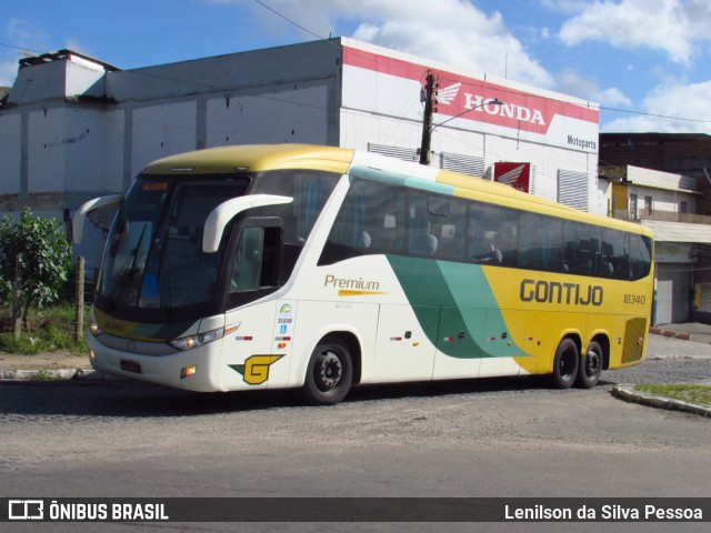 Empresa Gontijo de Transportes 18340 na cidade de Caruaru, Pernambuco, Brasil, por Lenilson da Silva Pessoa. Número da foto: #12344294.