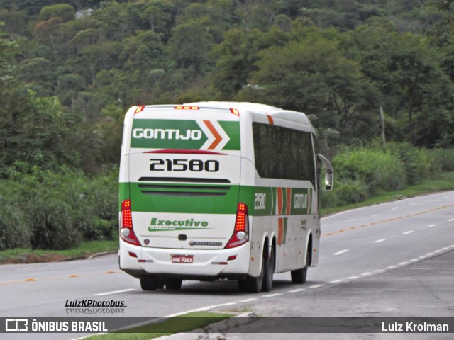 Empresa Gontijo de Transportes 21580 na cidade de Juiz de Fora, Minas Gerais, Brasil, por Luiz Krolman. Número da foto: #12342246.