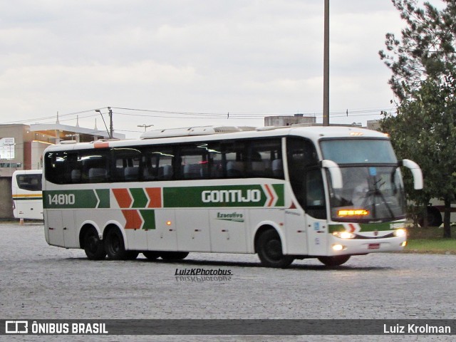 Empresa Gontijo de Transportes 14810 na cidade de Juiz de Fora, Minas Gerais, Brasil, por Luiz Krolman. Número da foto: #12342258.