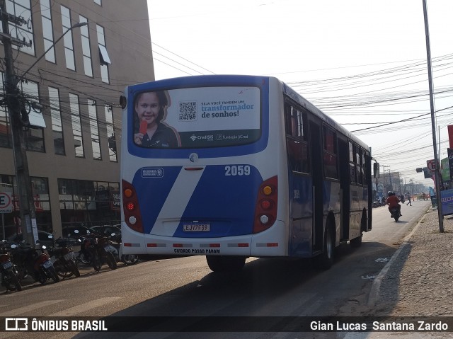 Transvida Transporte Coletivo 2059 na cidade de Ji-Paraná, Rondônia, Brasil, por Gian Lucas  Santana Zardo. Número da foto: #12342534.