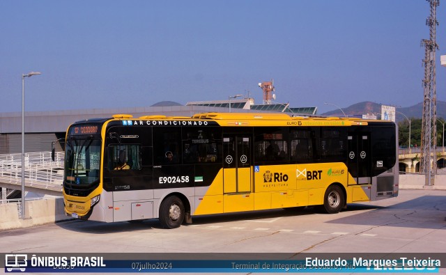 Mobi Rio E902458 na cidade de Rio de Janeiro, Rio de Janeiro, Brasil, por Eduardo  Marques Teixeira. Número da foto: #12343348.