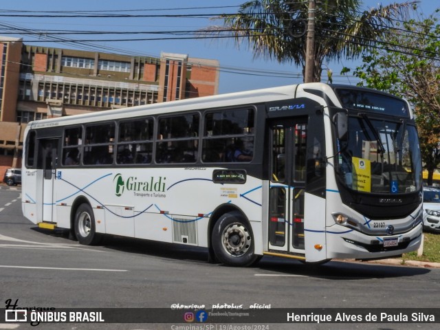 Giraldi Transporte e Turismo 23107 na cidade de Campinas, São Paulo, Brasil, por Henrique Alves de Paula Silva. Número da foto: #12344835.
