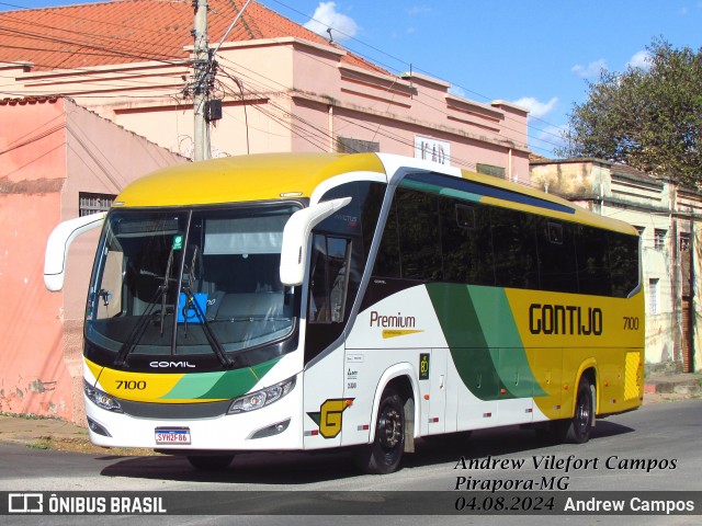 Empresa Gontijo de Transportes 7100 na cidade de Pirapora, Minas Gerais, Brasil, por Andrew Campos. Número da foto: #12344387.