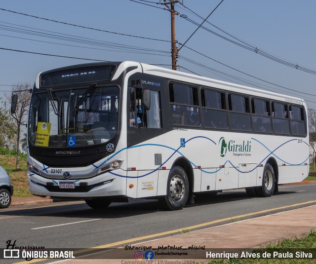 Giraldi Transporte e Turismo 23107 na cidade de Campinas, São Paulo, Brasil, por Henrique Alves de Paula Silva. Número da foto: #12344836.