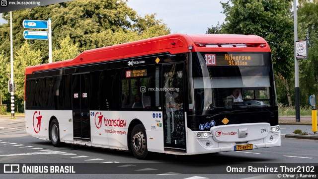 Transdev 2191 na cidade de Amsterdam, North Holland, Países Baixos, por Omar Ramírez Thor2102. Número da foto: #12343811.