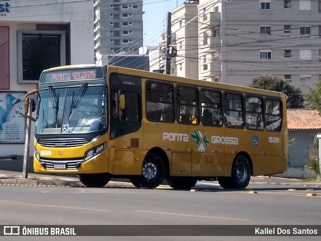 VCG - Viação Campos Gerais 1539 na cidade de Ponta Grossa, Paraná, Brasil, por Kallel Dos Santos. Número da foto: #12342896.