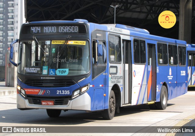 Viação Osasco 21.335 na cidade de São Paulo, São Paulo, Brasil, por Wellington Lima. Número da foto: #12343352.