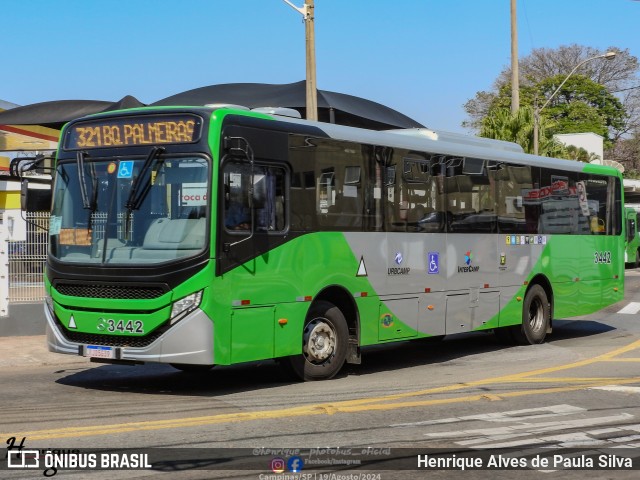 VB Transportes e Turismo 3442 na cidade de Campinas, São Paulo, Brasil, por Henrique Alves de Paula Silva. Número da foto: #12344786.