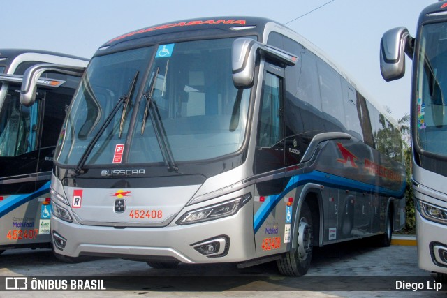 Viação Piracicabana 452408 na cidade de Joinville, Santa Catarina, Brasil, por Diego Lip. Número da foto: #12342697.