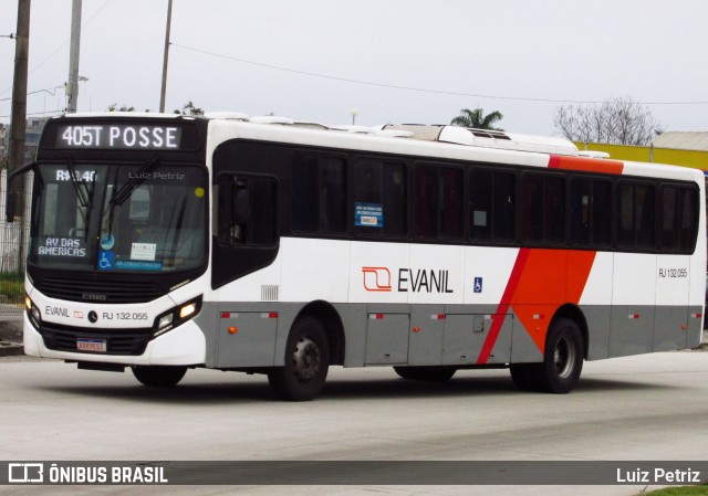 Evanil Transportes e Turismo RJ 132.055 na cidade de Rio de Janeiro, Rio de Janeiro, Brasil, por Luiz Petriz. Número da foto: #12342953.