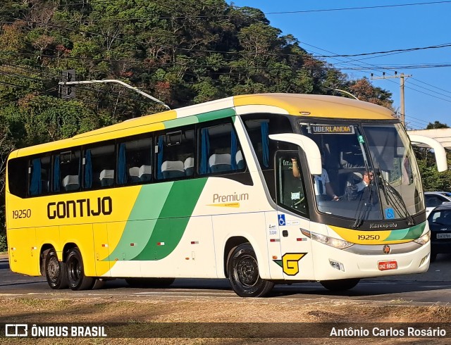 Empresa Gontijo de Transportes 19250 na cidade de Juiz de Fora, Minas Gerais, Brasil, por Antônio Carlos Rosário. Número da foto: #12346281.