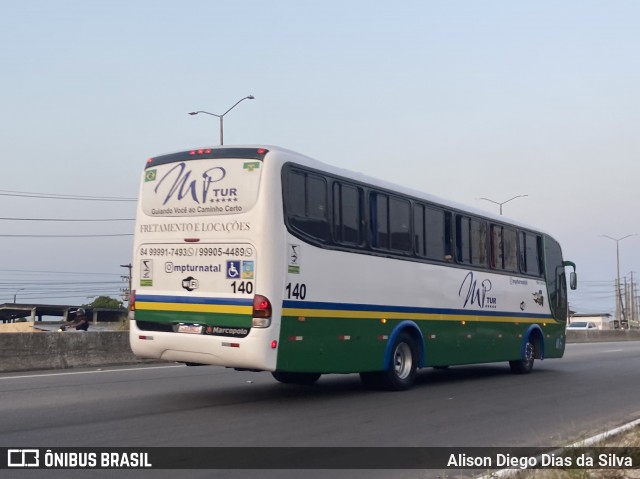 Transportes MP Tur 140 na cidade de Parnamirim, Rio Grande do Norte, Brasil, por Alison Diego Dias da Silva. Número da foto: #12345681.