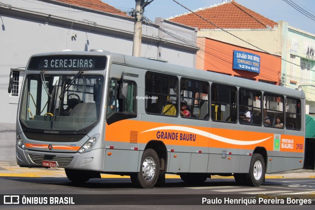 Transportes Coletivos Grande Bauru 2938 na cidade de Bauru, São Paulo, Brasil, por Paulo Henrique Pereira Borges. Número da foto: #12346276.