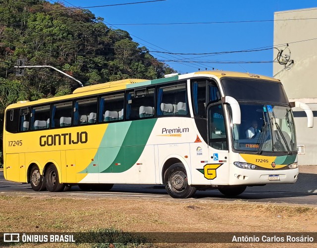 Empresa Gontijo de Transportes 17245 na cidade de Juiz de Fora, Minas Gerais, Brasil, por Antônio Carlos Rosário. Número da foto: #12346272.