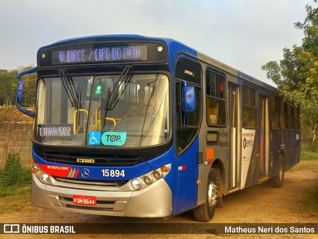 Viação Miracatiba 15.894 na cidade de Embu-Guaçu, São Paulo, Brasil, por Matheus Neri dos Santos. Número da foto: #12345627.