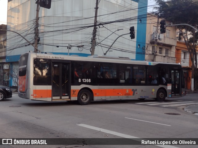 TRANSPPASS - Transporte de Passageiros 8 1366 na cidade de São Paulo, São Paulo, Brasil, por Rafael Lopes de Oliveira. Número da foto: #12345049.