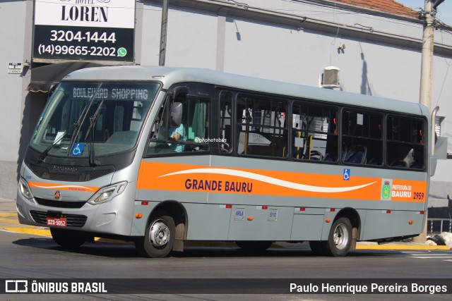Transportes Coletivos Grande Bauru 2959 na cidade de Bauru, São Paulo, Brasil, por Paulo Henrique Pereira Borges. Número da foto: #12346257.