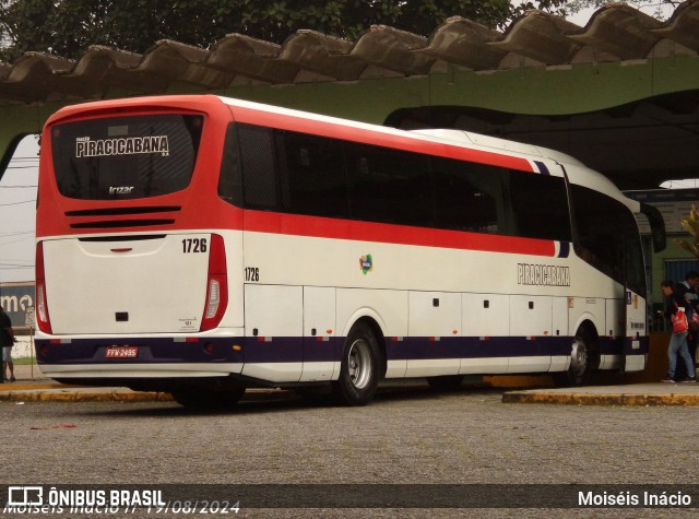 Viação Piracicabana 1726 na cidade de Cubatão, São Paulo, Brasil, por Moiséis Inácio. Número da foto: #12347156.