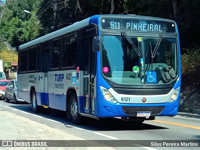 Turb Petrópolis > Turp -Transporte Urbano de Petrópolis 6121 na cidade de Petrópolis, Rio de Janeiro, Brasil, por Silas Pereira Martins. Número da foto: #12346691.