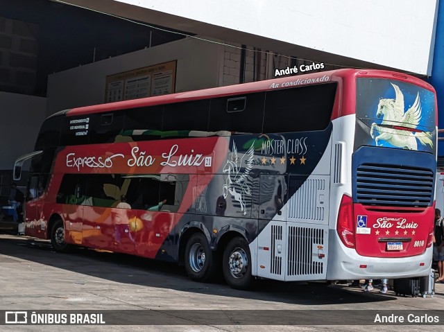 Expresso São Luiz 8010 na cidade de Goiânia, Goiás, Brasil, por Andre Carlos. Número da foto: #12346493.