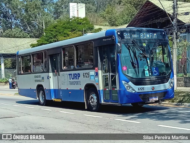 Turb Petrópolis > Turp -Transporte Urbano de Petrópolis 6125 na cidade de Petrópolis, Rio de Janeiro, Brasil, por Silas Pereira Martins. Número da foto: #12346705.