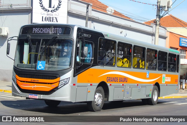 Transportes Coletivos Grande Bauru 2433 na cidade de Bauru, São Paulo, Brasil, por Paulo Henrique Pereira Borges. Número da foto: #12346282.