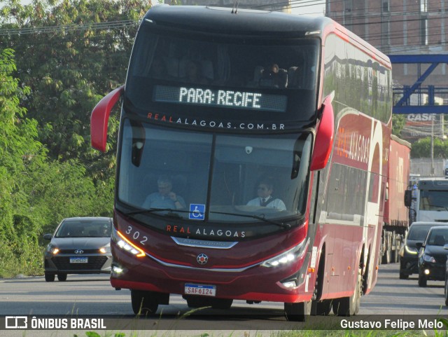 Real Alagoas de Viação 302 na cidade de Jaboatão dos Guararapes, Pernambuco, Brasil, por Gustavo Felipe Melo. Número da foto: #12346088.