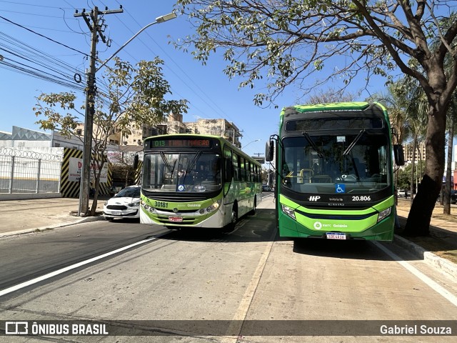 HP Transportes Coletivos 20.806 na cidade de Goiânia, Goiás, Brasil, por Gabriel Souza. Número da foto: #12345256.