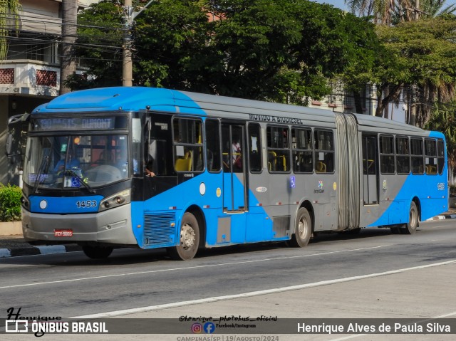 VB Transportes e Turismo 1453 na cidade de Campinas, São Paulo, Brasil, por Henrique Alves de Paula Silva. Número da foto: #12350079.