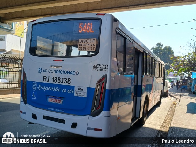 Viação Nossa Senhora da Penha RJ 188.138 na cidade de Rio de Janeiro, Rio de Janeiro, Brasil, por Paulo Leandro. Número da foto: #12349920.