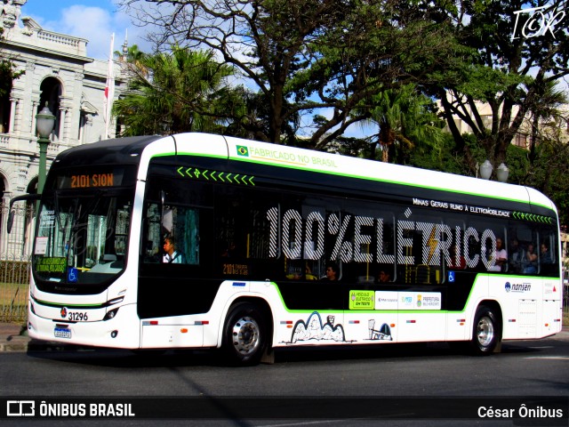 Coletivos São Lucas 31296 na cidade de Belo Horizonte, Minas Gerais, Brasil, por César Ônibus. Número da foto: #12349772.