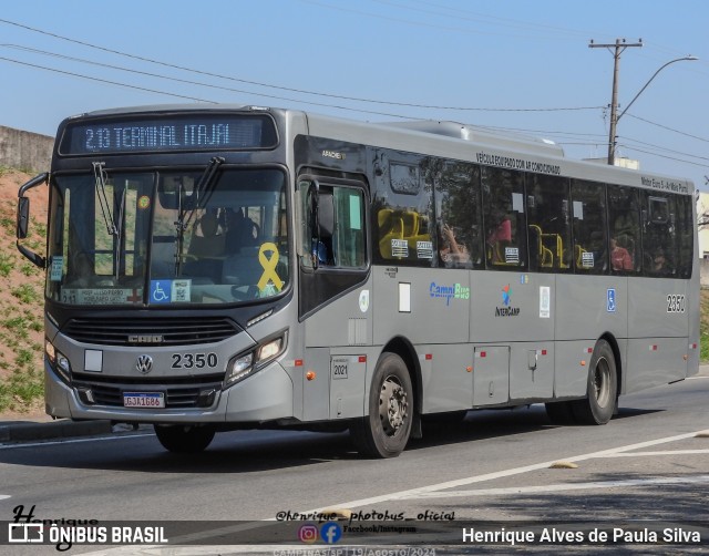 Expresso CampiBus 2350 na cidade de Campinas, São Paulo, Brasil, por Henrique Alves de Paula Silva. Número da foto: #12350013.