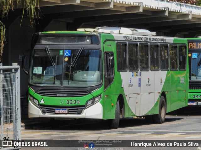 VB Transportes e Turismo 3232 na cidade de Campinas, São Paulo, Brasil, por Henrique Alves de Paula Silva. Número da foto: #12350052.