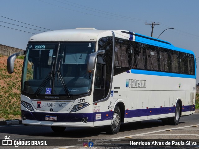 Viação Piracicabana 2822 na cidade de Campinas, São Paulo, Brasil, por Henrique Alves de Paula Silva. Número da foto: #12350037.