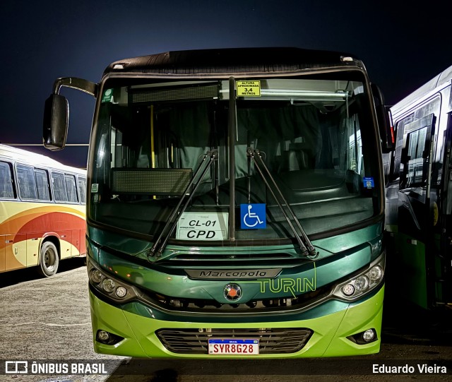 Turin Transportes 2435 na cidade de Conselheiro Lafaiete, Minas Gerais, Brasil, por Eduardo Vieira. Número da foto: #12349006.