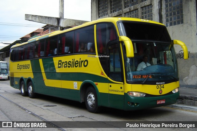 Expresso Brasileiro 034 na cidade de Rio de Janeiro, Rio de Janeiro, Brasil, por Paulo Henrique Pereira Borges. Número da foto: #12349374.
