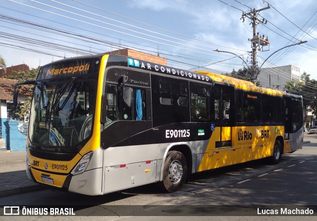Mobi Rio E901125 na cidade de Rio de Janeiro, Rio de Janeiro, Brasil, por Lucas Machado. Número da foto: #12349759.