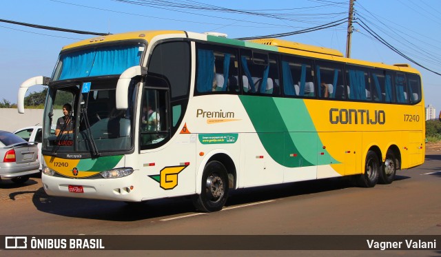 Empresa Gontijo de Transportes 17240 na cidade de Foz do Iguaçu, Paraná, Brasil, por Vagner Valani. Número da foto: #12349343.