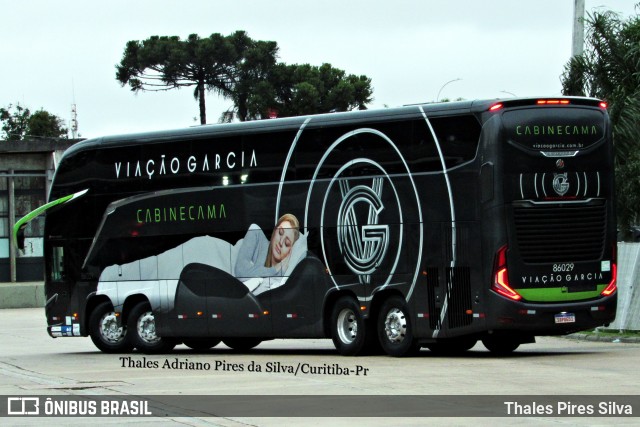 Viação Garcia 86029 na cidade de Curitiba, Paraná, Brasil, por Thales Pires Silva. Número da foto: #12348550.