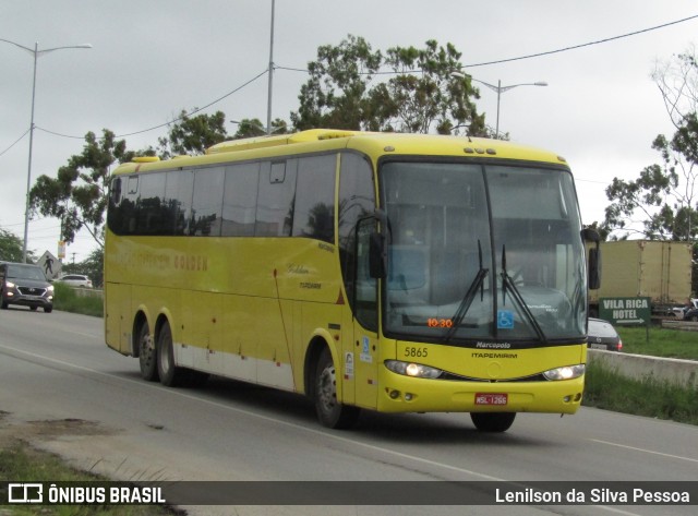 Viação Itapemirim 5865 na cidade de Caruaru, Pernambuco, Brasil, por Lenilson da Silva Pessoa. Número da foto: #12349679.