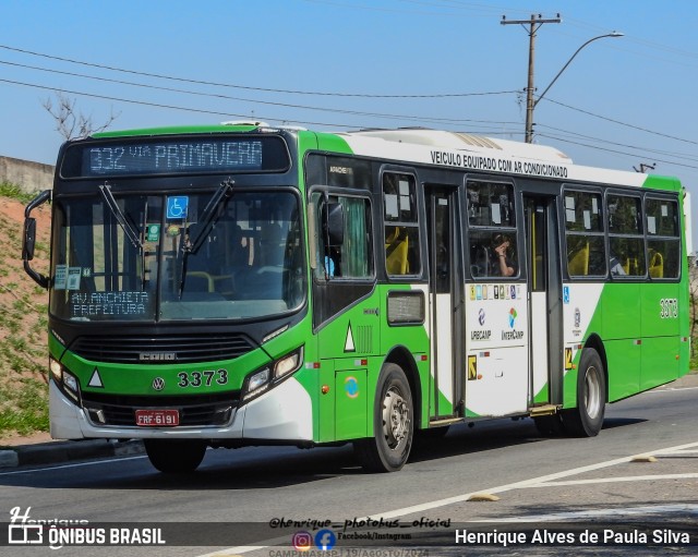 VB Transportes e Turismo 3373 na cidade de Campinas, São Paulo, Brasil, por Henrique Alves de Paula Silva. Número da foto: #12350011.