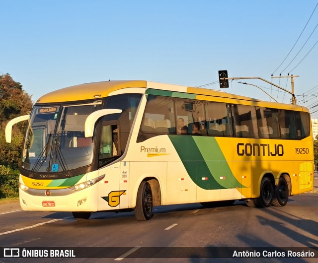 Empresa Gontijo de Transportes 19250 na cidade de Juiz de Fora, Minas Gerais, Brasil, por Antônio Carlos Rosário. Número da foto: #12348265.