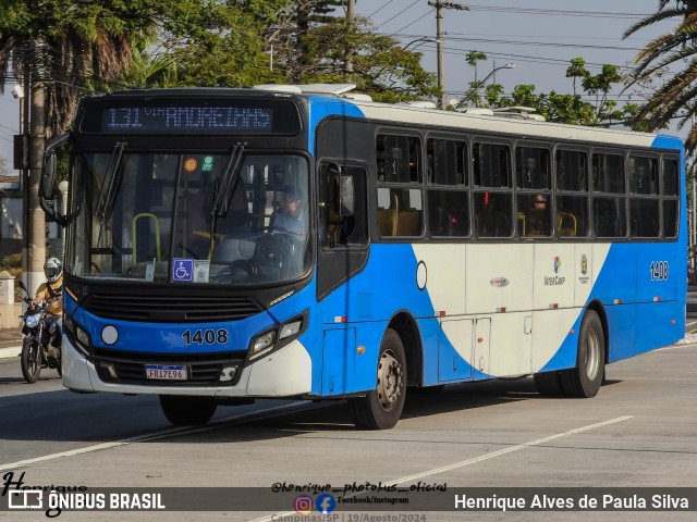 VB Transportes e Turismo 1408 na cidade de Campinas, São Paulo, Brasil, por Henrique Alves de Paula Silva. Número da foto: #12350070.