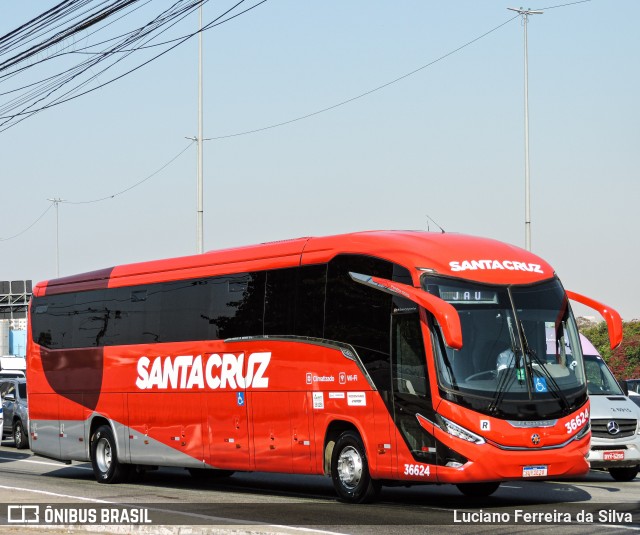 Viação Santa Cruz 36624 na cidade de São Paulo, São Paulo, Brasil, por Luciano Ferreira da Silva. Número da foto: #12349861.