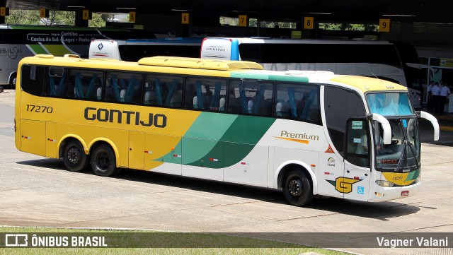 Empresa Gontijo de Transportes 17270 na cidade de Foz do Iguaçu, Paraná, Brasil, por Vagner Valani. Número da foto: #12349360.