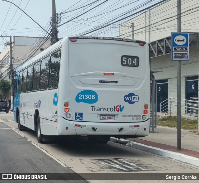 Santa Zita Transportes Coletivos 21306 na cidade de Vitória, Espírito Santo, Brasil, por Sergio Corrêa. Número da foto: #12349409.