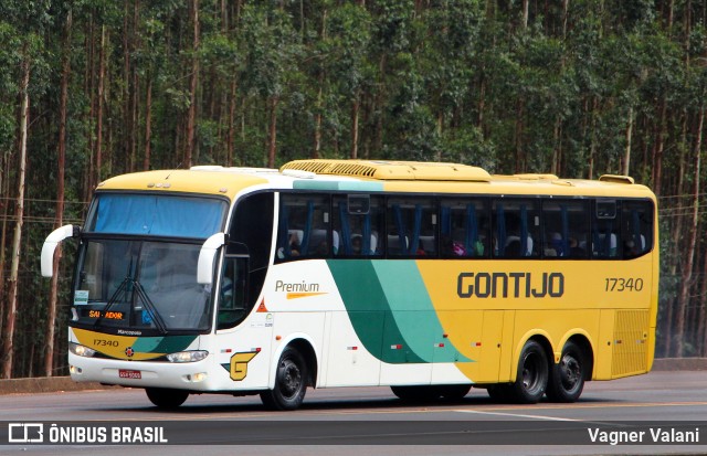 Empresa Gontijo de Transportes 17340 na cidade de Matelândia, Paraná, Brasil, por Vagner Valani. Número da foto: #12349507.