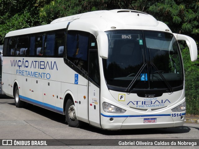 Viação Atibaia São Paulo 1514 na cidade de São Paulo, São Paulo, Brasil, por Gabriel Oliveira Caldas da Nobrega. Número da foto: #12348973.