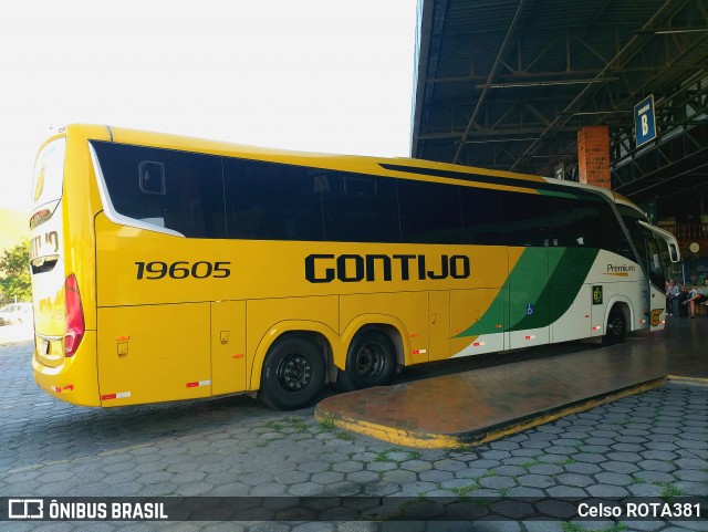 Empresa Gontijo de Transportes 19605 na cidade de Coronel Fabriciano, Minas Gerais, Brasil, por Celso ROTA381. Número da foto: #12350865.